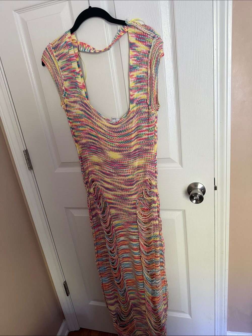 Colorful Distressed Dress